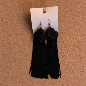 H&M Braided Tassel Earrings